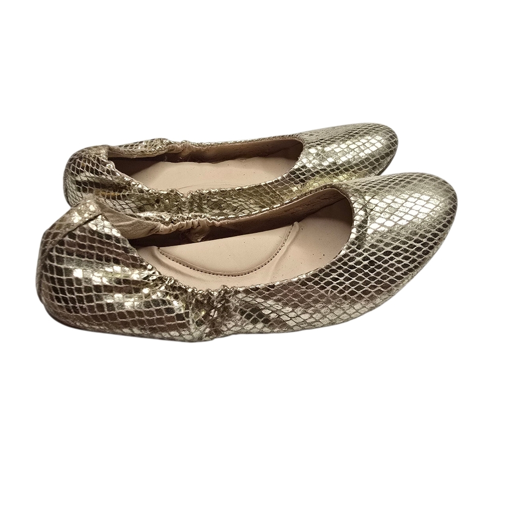 Tahari Dreamcatcher Soft Gold Flats Girls 2